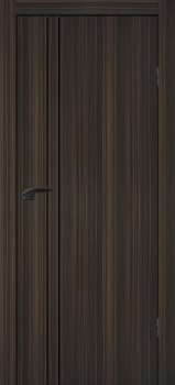 Межкомнатная дверь PROFILO PORTE П-20 ал. молдинг Черный Эвкалипт африканский фото