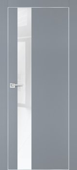 Межкомнатная дверь PROFILO PORTE ПХ-10  AL кромка с 4-х ст. Серый матовый фото