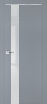 Межкомнатная дверь PROFILO PORTE ПХ-10  AL кромка с 4-х ст. Серый матовый фото