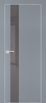 Межкомнатная дверь PROFILO PORTE ПХ-10  AL кромка с 4-х ст. Серый матовый фото