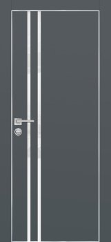 Межкомнатная дверь PROFILO PORTE ПХ-11  AL кромка с 4-х ст. Графит матовый фото
