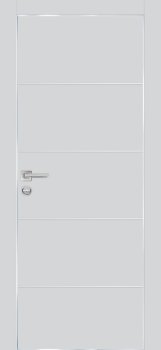 Межкомнатная дверь PROFILO PORTE ПХ-12  AL кромка с 4-х ст. Агат матовый фото