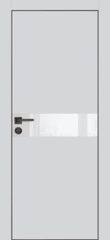 Межкомнатная дверь PROFILO PORTE ПХ-13 черная кромка с 4-х ст. Агат матовый фото