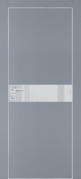 Межкомнатная дверь PROFILO PORTE ПХ-13 AL кромка с 4-х ст. Серый матовый фото