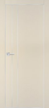 Межкомнатная дверь PROFILO PORTE ПХ-14  черная кромка с 4-х ст. Бежевый матовый фото