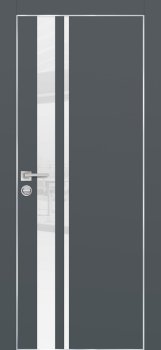 Межкомнатная дверь PROFILO PORTE ПХ-16  AL кромка с 4-х ст. Графит матовый фото