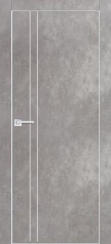 Межкомнатная дверь PROFILO PORTE ПХ-20  AL кромка с 4-х ст. Серый бетон фото