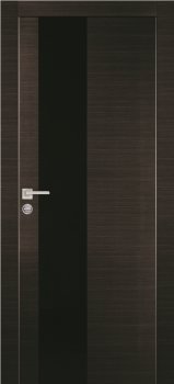 Межкомнатная дверь PROFILO PORTE ПХ- 6  AL кромка с 2-х ст. Венге горизонтальный фото