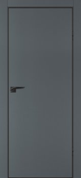 Межкомнатная дверь PROFILO PORTE П-1 кромка АБС черная c 4-х ст. Графит матовый фото