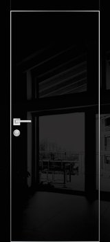 Межкомнатная дверь PROFILO PORTE HGX-1 Черный глянец фото