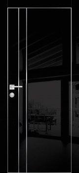 Межкомнатная дверь PROFILO PORTE HGX-14 Черный глянец фото