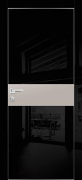 Межкомнатная дверь PROFILO PORTE HGX-3 Черный глянец фото