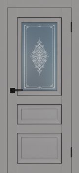 Межкомнатная дверь PROFILO PORTE PST-29 серый бархат фото