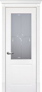 Межкомнатная дверь ТЕКОНА Смальта 15 Белый ral 9003 фото