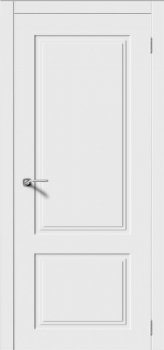 Межкомнатная дверь Квадро 2, Белый фото