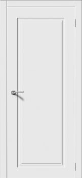 Межкомнатная дверь Квадро 6, Белый фото