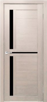 Межкомнатная дверь Z-1, тон Кремовая лиственница, Остекление 