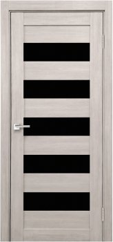 Межкомнатная дверь X-4, тон Белая лиственница, Остекление 