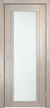 Межкомнатная дверь К-11, тон Кремовая лиственница, Остекление 