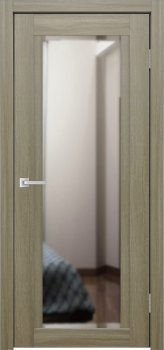 Межкомнатная дверь К-11, Тон Неаполь, Зеркало фото