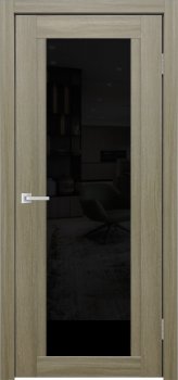 Межкомнатная дверь К-11, Тон Неаполь, Остекление 