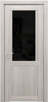 Межкомнатная дверь К-12, тон Белая лиственница, Остекление 