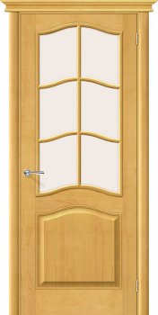 Межкомнатная дверь М7, Т-04 (Медовый) фото