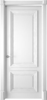Межкомнатная дверь ТЕКОНА Смальта 21.2 Белый ral 9003 фото