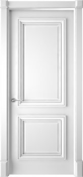 Межкомнатная дверь ТЕКОНА Смальта 22.2 Белый ral 9003 фото