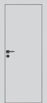 Межкомнатная дверь PROFILO PORTE PX-1 черная кромка с 4-х ст. Агат фото