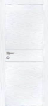 Межкомнатная дверь PROFILO PORTE PX-15  AL кромка с 4-х ст. Дуб скай белый фото