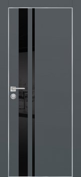 Межкомнатная дверь PROFILO PORTE PX-16  AL кромка с 4-х ст. Графит фото