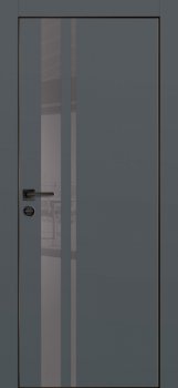 Межкомнатная дверь PROFILO PORTE PX-16 черная кромка с 4-х ст. Графит фото