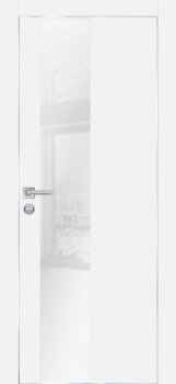 Межкомнатная дверь PROFILO PORTE PX-6  AL кромка с 4-х ст. Белый фото