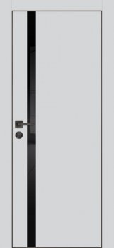 Межкомнатная дверь PROFILO PORTE PX-8  черная кромка с 4-х ст. Агат фото