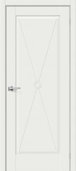 Межкомнатная дверь Прима-10.Ф2, White Matt фото