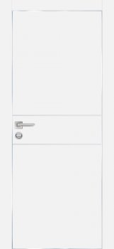 Межкомнатная дверь PROFILO PORTE PX-15  AL кромка с 4-х ст. Белый матовый фото