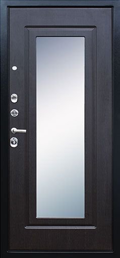 Дверь АСД Викинг Венге с зеркалом - Внутренняя панель