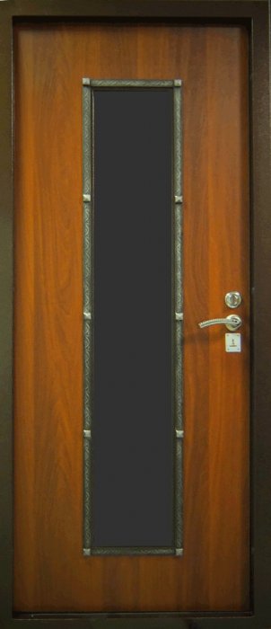 Дверь ЗД Лоза-1 с ковкой 1 сувальдный замок - Внутренняя панель
