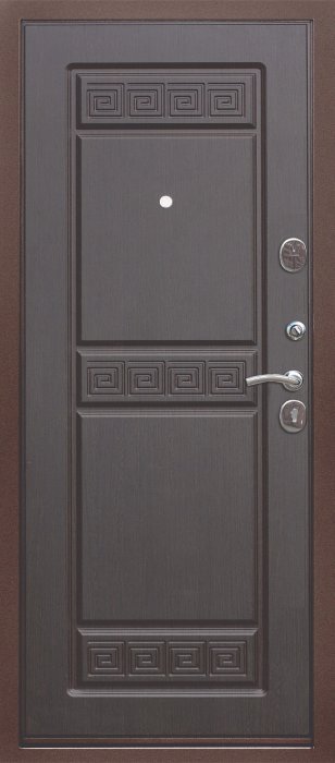 Дверь Цитадель Троя 10 см Медный антик/Венге - Внутренняя панель