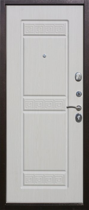 Дверь Цитадель Троя 10 см Медный антик/Белый ясень - Внутренняя панель