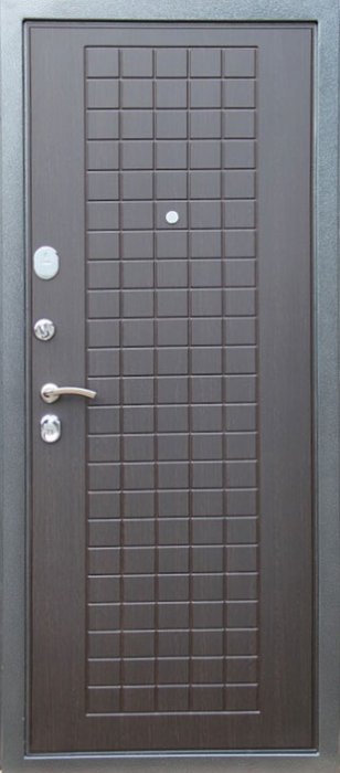 Дверь Дива МД-26 Серебро / Венге - Внутренняя панель