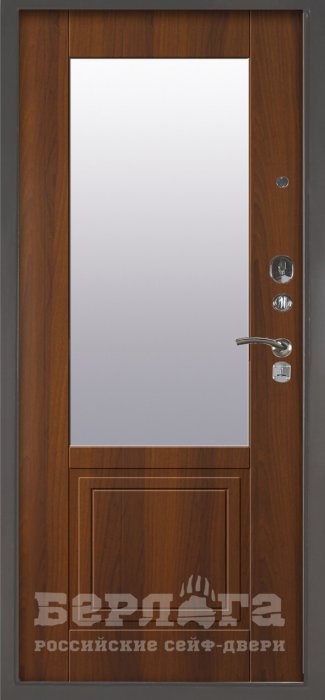 Дверь Берлога Оптима Гала Дуб рустикальный (Зеркало) - Внутренняя панель
