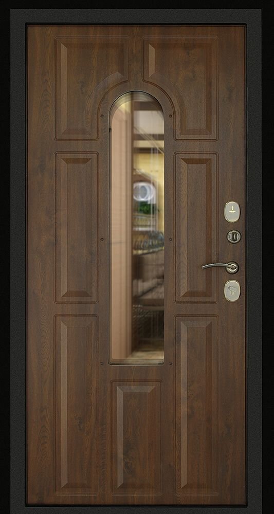 Дверь Лион Темный орех - Внутренняя панель