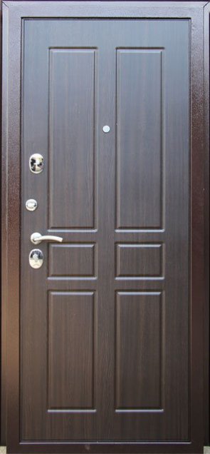 Дверь Zetta Евро 2 Б2 Паралель  Венге - Внутренняя панель