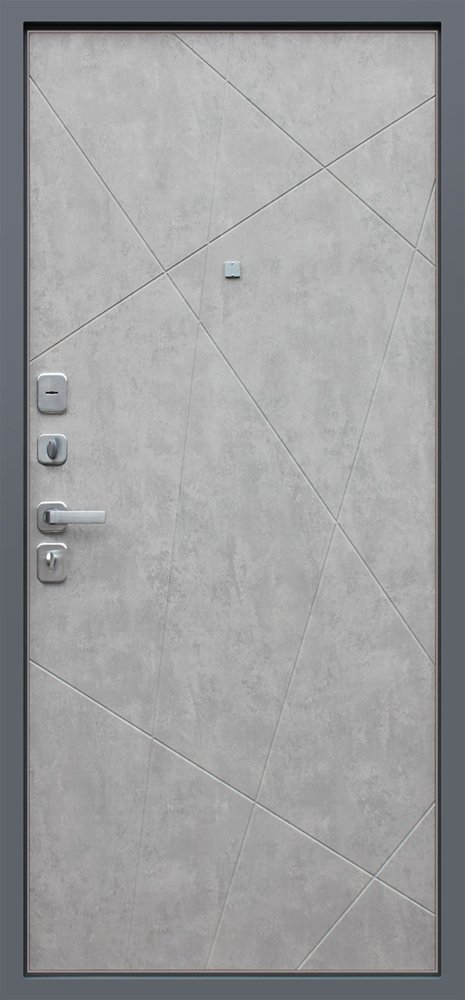Дверь АСД «Дуэт Б» бетон светлый - Внутренняя панель