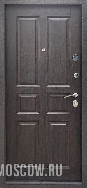 Дверь Бульдорс Econom Букле шоколад/Ларче шоколад С-2 - Внутренняя панель