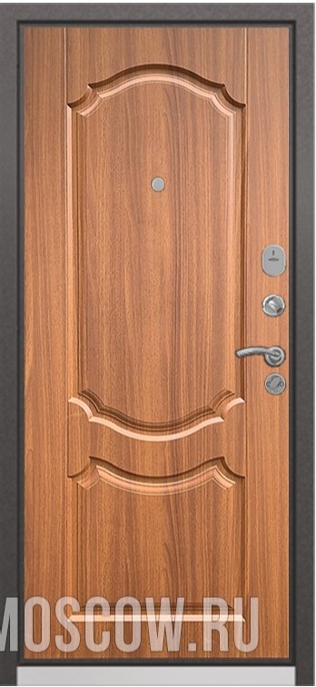 дверь Бульдорс Mass-90 Ларче шоколад 9S-108/Орех лесной 9SD-4 - Внутренняя панель