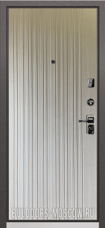 Дверь Бульдорс PREMIUM-90 Графит софт 9Р-130/Ларче бьянко 9P-131 - Внутренняя панель