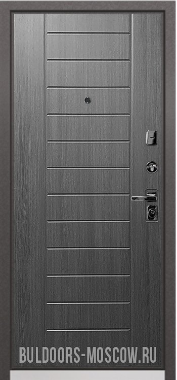 Дверь Бульдорс PREMIUM-90 Дуб шале серебро 9Р-115/Дуб серый 9P-137 - Внутренняя панель